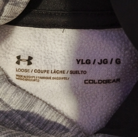 Boys Grey "UA" Hoodie - Picture 4 of 4